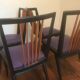 Série de 4 chaises 1960 vintage