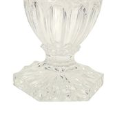 Vintage Vase Bohemian Crystal Diamond Pattern Medici 23cm