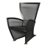 Vintage Leather Armchair by Paolo Nava, Italy, 1970s