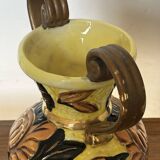 Medici vase in Vallauris ceramic, signed JTF