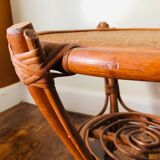 Rattan coffee table from 1960