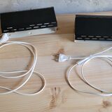 Pair of wall sconces with adjustable shutter