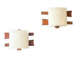 Pair of Scandinavian wall lights