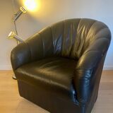 Black armchair