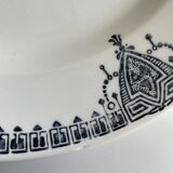 Flat ironstone plates bft 19th century