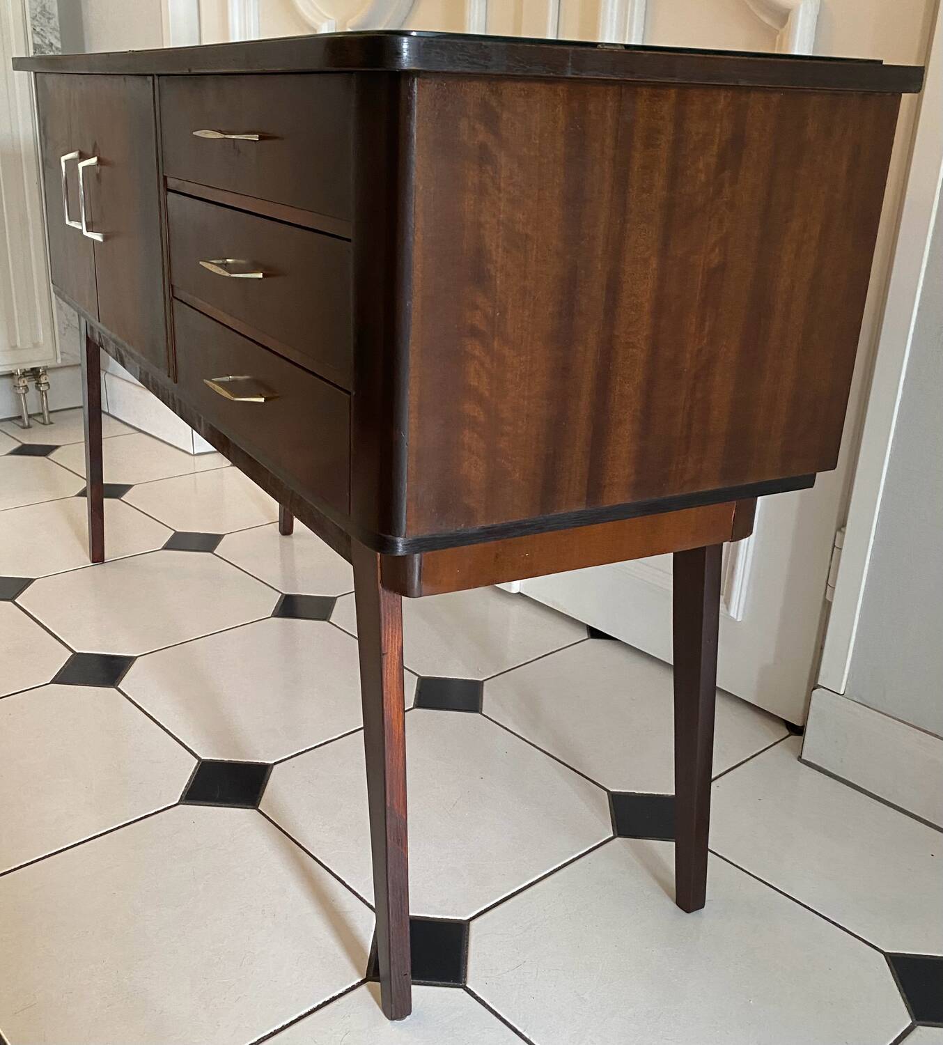 Vintage compass feet sideboard