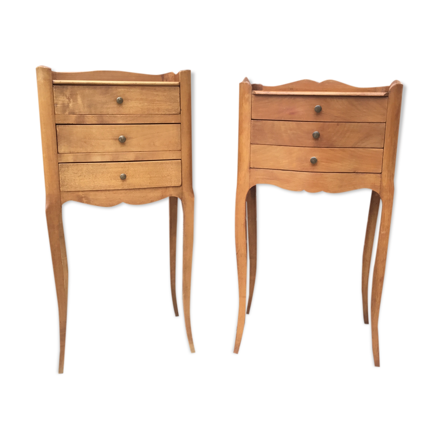 Louis XV style bedside pair