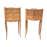 Louis XV style bedside pair