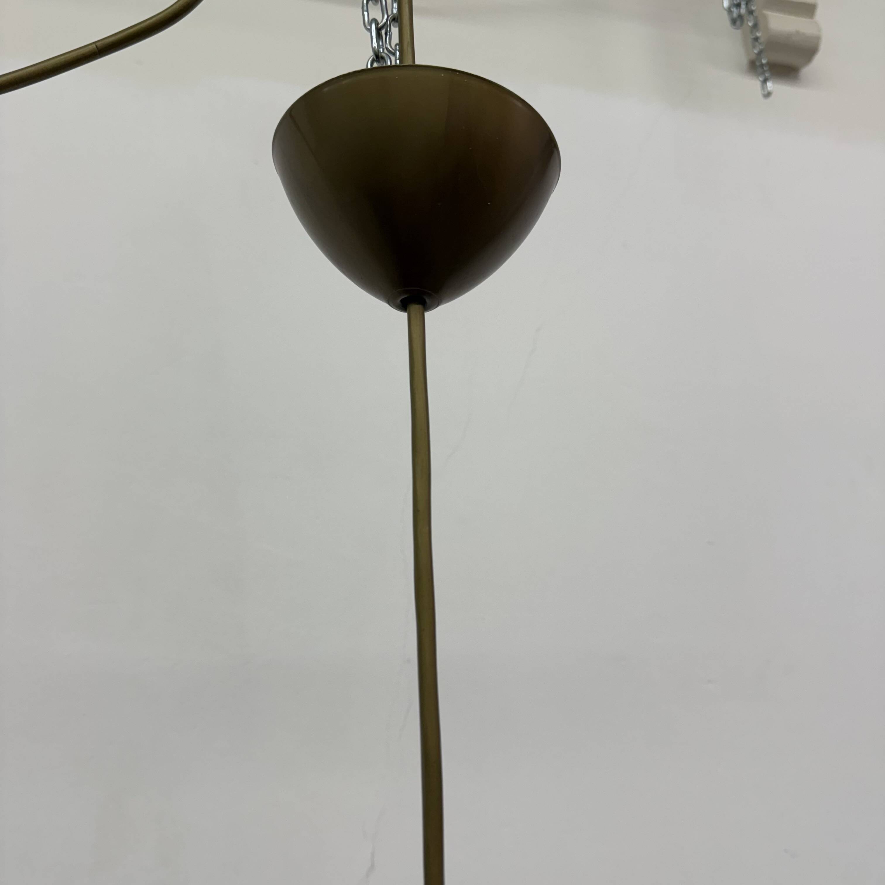 Mid century design lucite hanging Lamp , 1970s