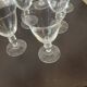 6 crystal glasses 1980