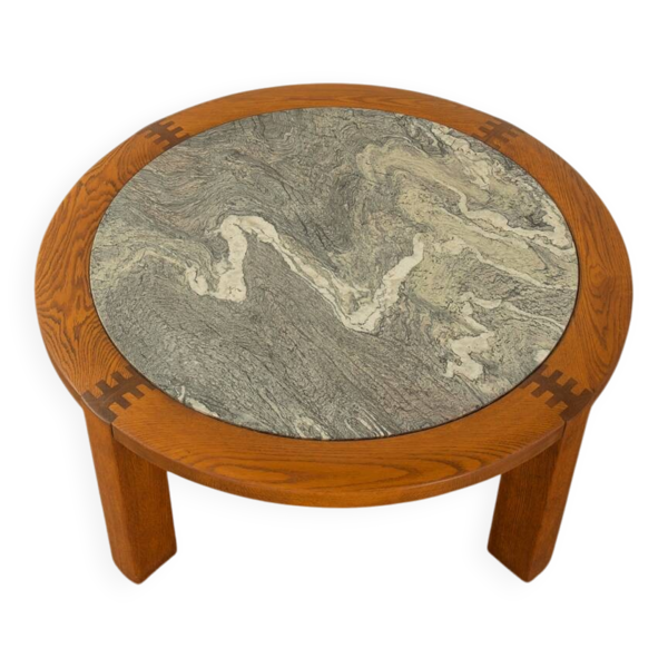 Table basse en marbre des années 1970