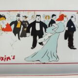 Porcelain cake dish Maxim's Paris