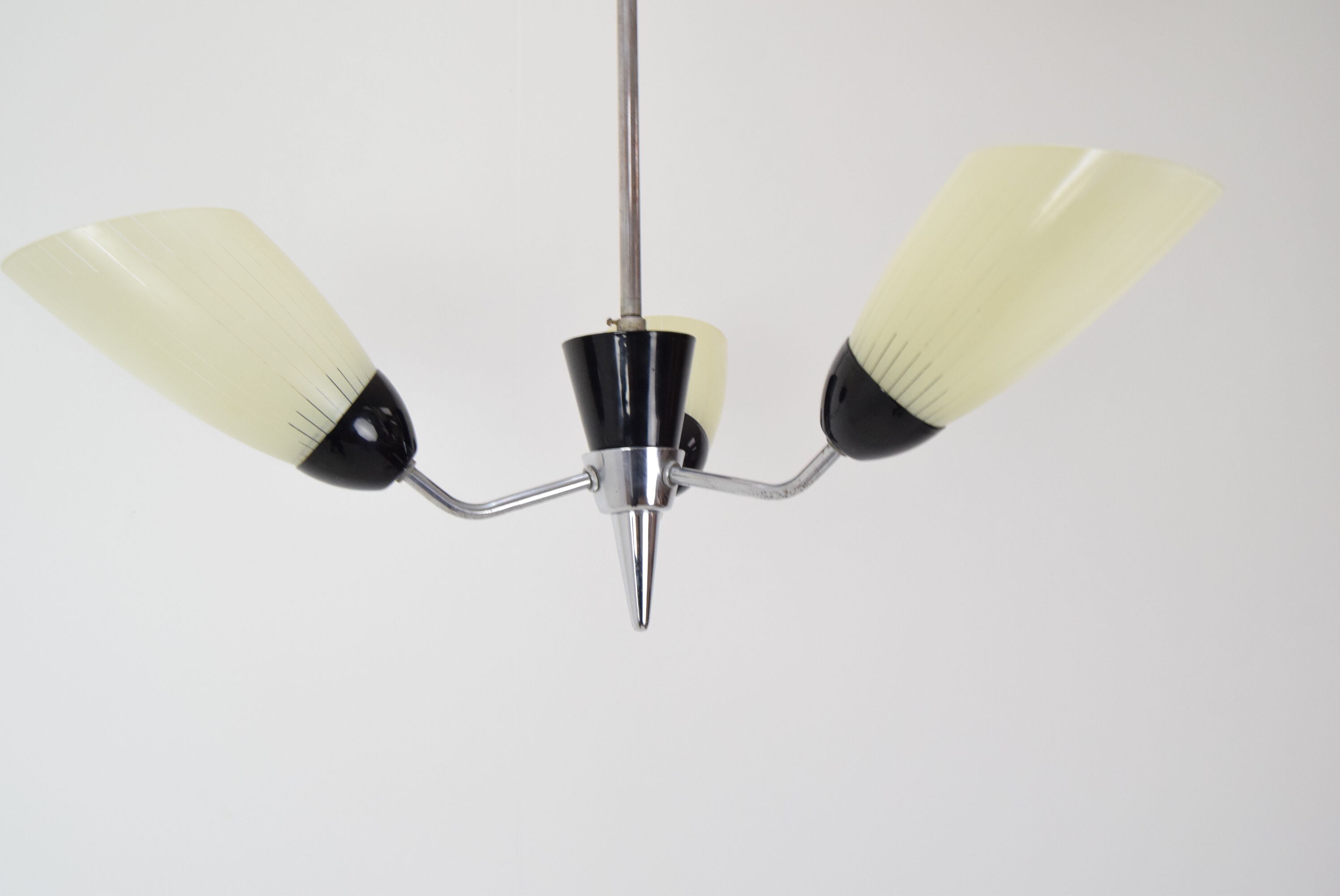 Mid-century Chandelier by Drukov,1960's.