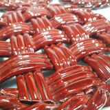 Trifle and 2 bottle coasters, woven ceramic