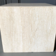 Cube en travertin table de chevet ou socle vers 1970-1980