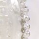 Paire de vases vintage en verre de Murano transparent Bullicante par Ercole Barovier