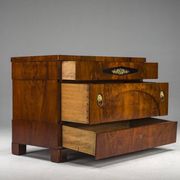 Commodes Biedermeier en acajou du début du XIXe siècle, années 1830