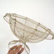 Vintage braided wire fruit basket