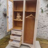 Beige art deco wardrobe