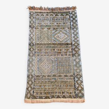 Tapis Tunisien ancien, en laine, noué main, 175 x 100 cm
