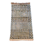 Old Tunisian rug, in wool, hand-knotted, 175 x 100 cm