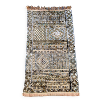 Tapis Tunisien ancien, en laine, noué main, 175 x 100 cm