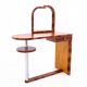 Coiffeuse et chaise Art Déco, Pologne, vers 1950.