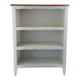 Old white and wood bookshelf