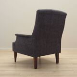 Grey armchair, Italian design, 1970s, production: Italy