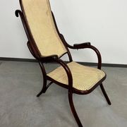 Chaise longue pliante très rare n°1 par Thonet