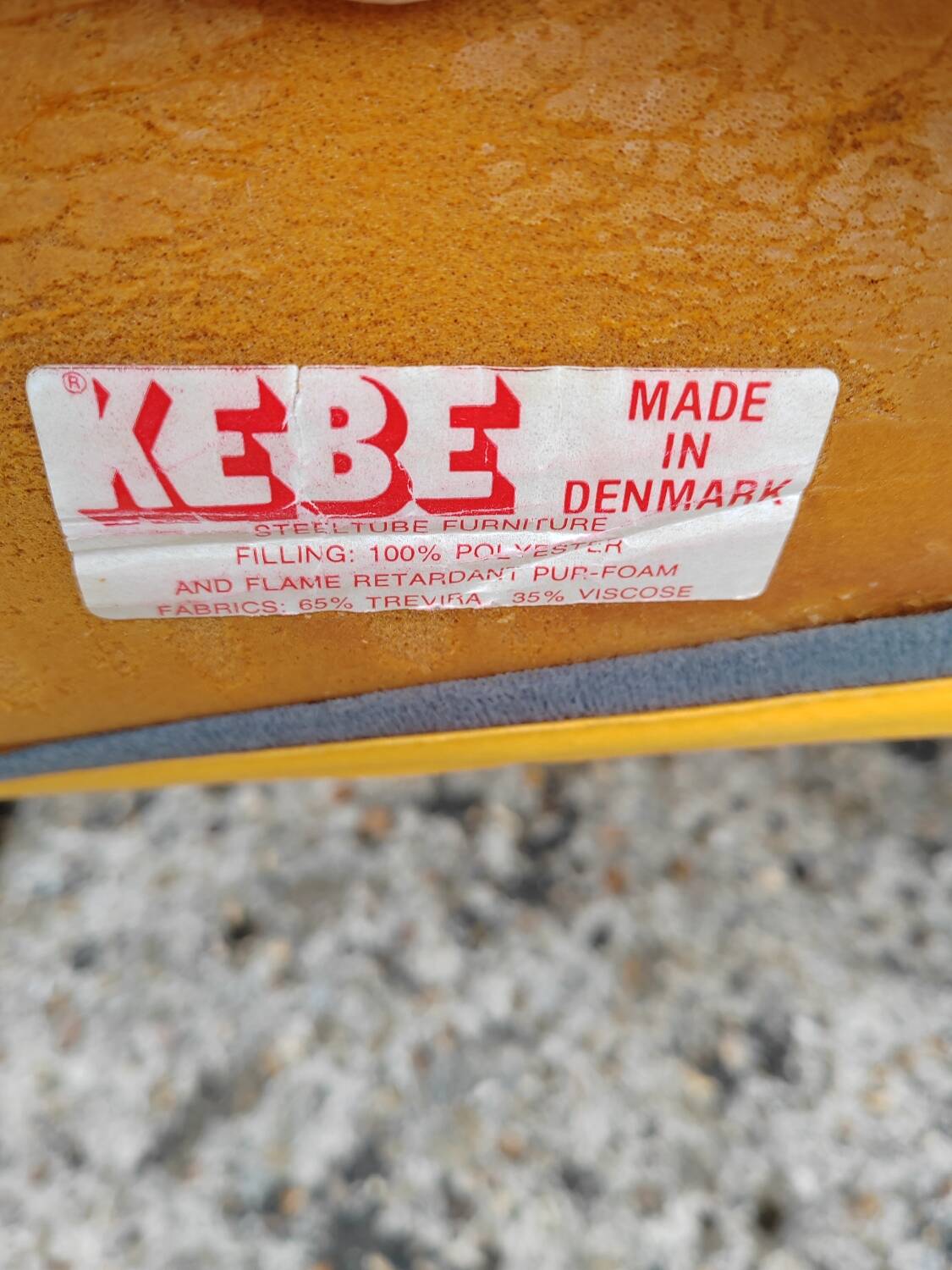 Vintage Kebe Denmark armchair