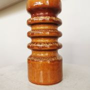 Vase vintage en céramique : poterie ouest-allemande des années 1970