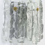 Frosted glass wall light mid-century by J.T. Kalmar Soria, Austria, 1970s