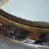 Miroir ovale Napoléon III 68x86cm