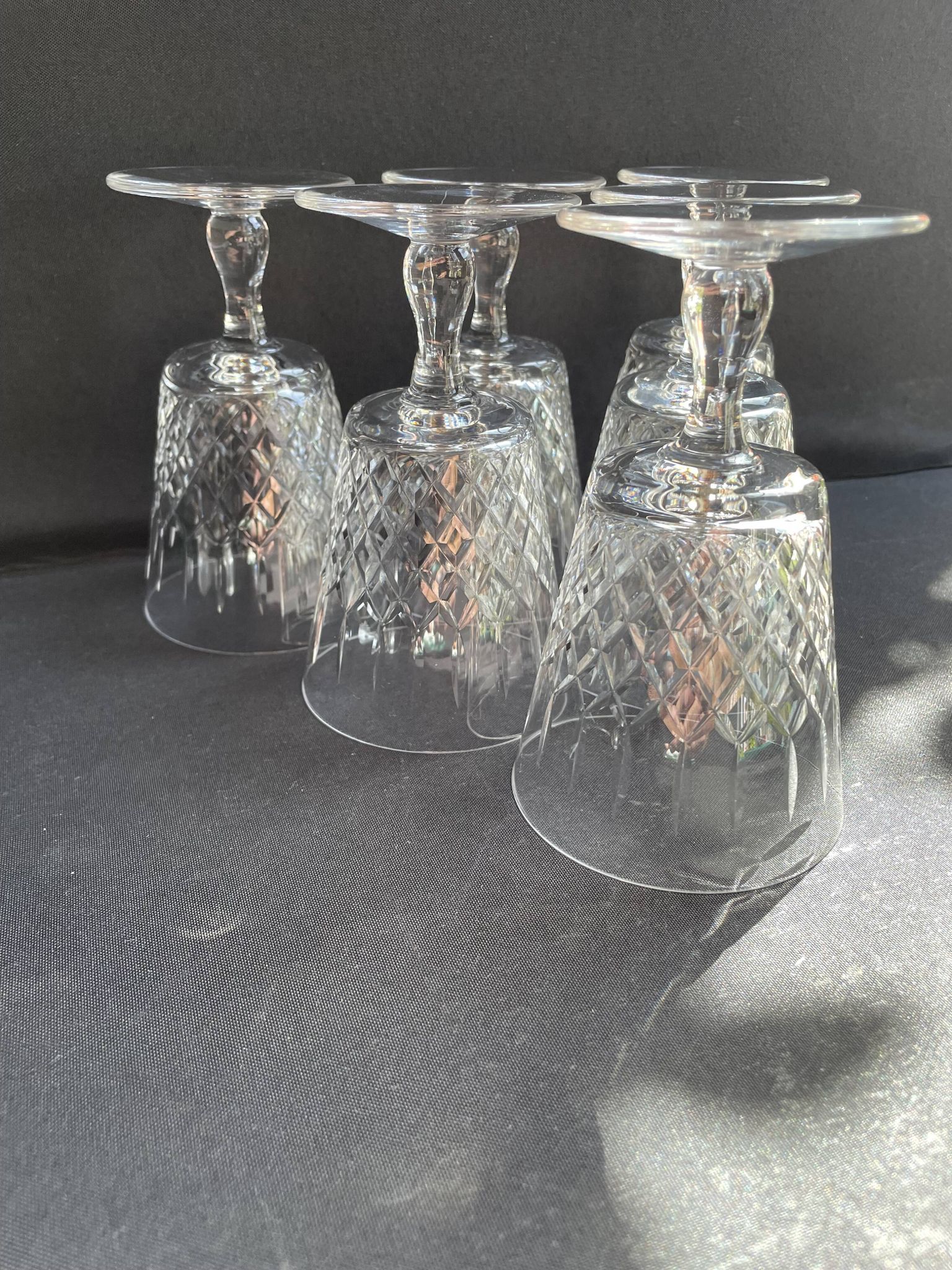 6 Verres à eau – Cristallerie de Lorraine à Lemberg (1925-1997)