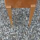 Vintage pair of bedside tables from the 1950s in sycamore and a mirror.