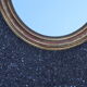 Pair of oval mirrors from the Louis Philippe period in gilded wood.