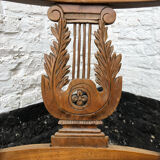 Cherry armchair directoire