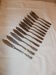 Lot of 12 metal fish cutlery sets.