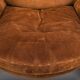 Proposals P60 leather lounge chair by Vittorio Introini for Saporiti, Italy, 1960s