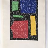 Elie Dayan, Untitled (Vegetal Pattern 1). Mixed media on paper.