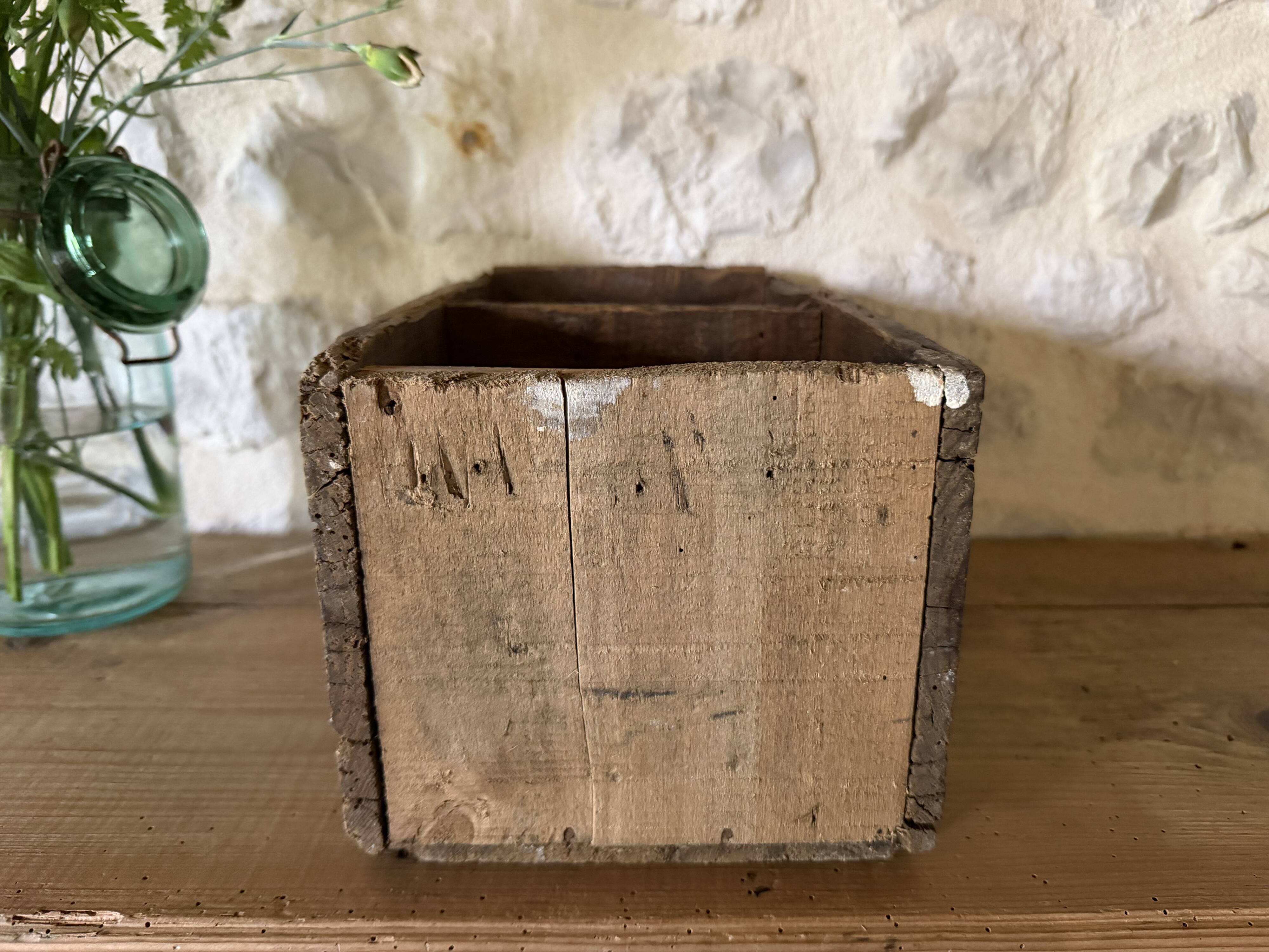 Wooden craft box