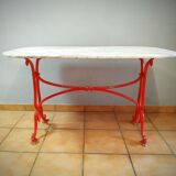 Table bistrot en marbre