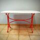 Table bistrot en marbre