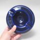 Modernist blue ceramic ashtray from the 1960s.