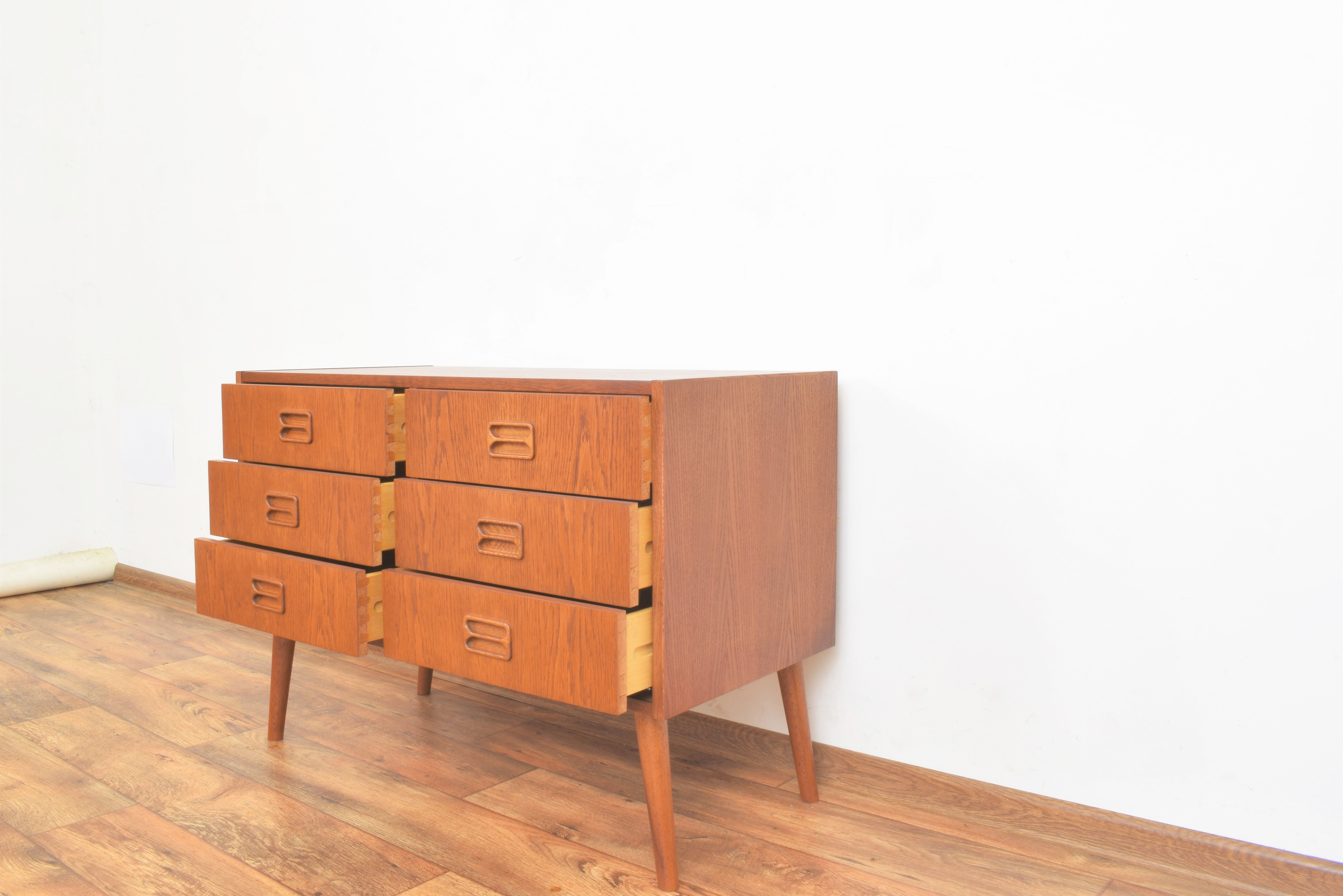 Mid-Century Danish Oak Chest of Drawers, 1960s.
