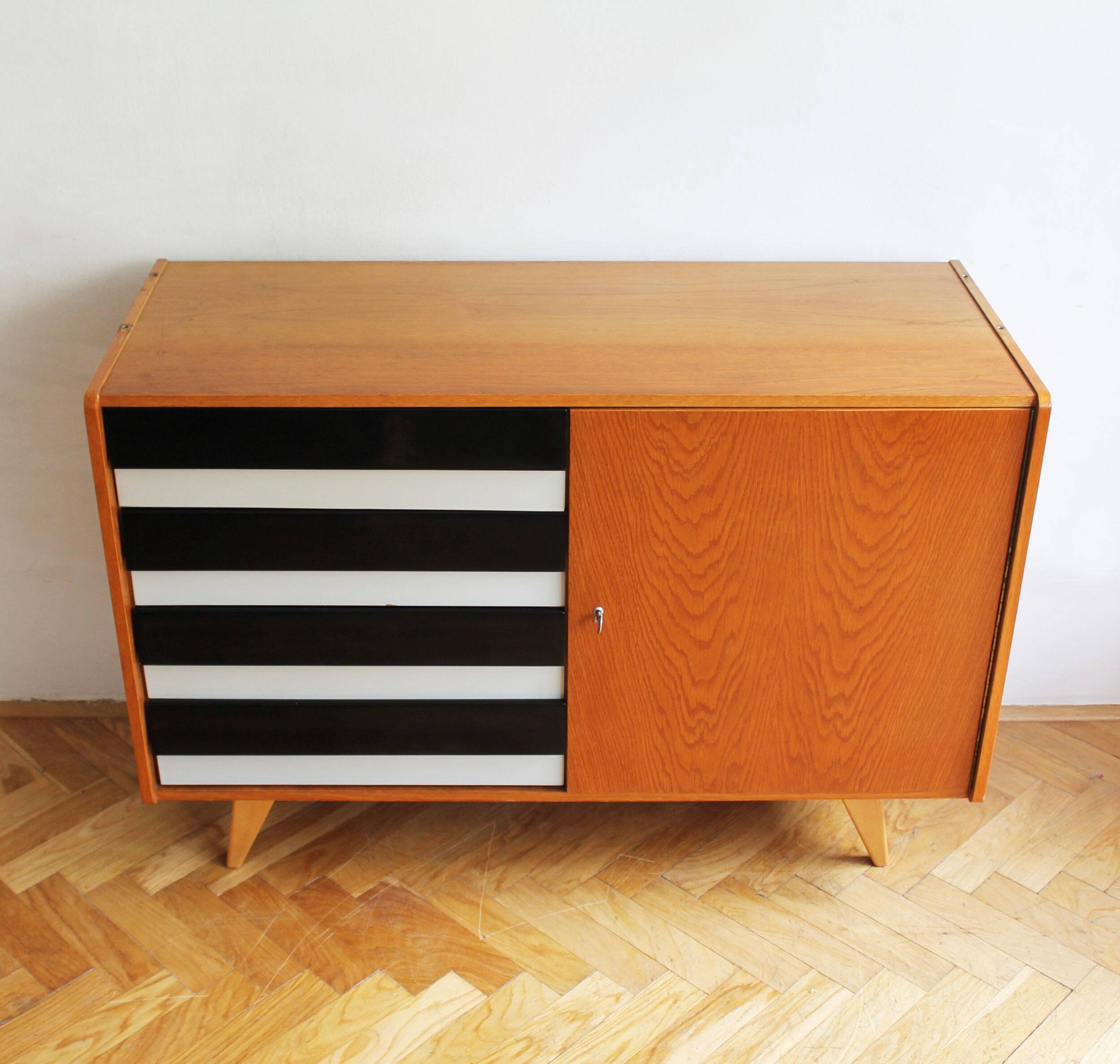 Original 1960s U-458 Sideboard by Jiří Jiroutek, Czechoslovakia