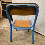 Child chair. Kindergarten chair. School chair. 1960.