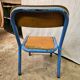 Child chair. Kindergarten chair. School chair. 1960.