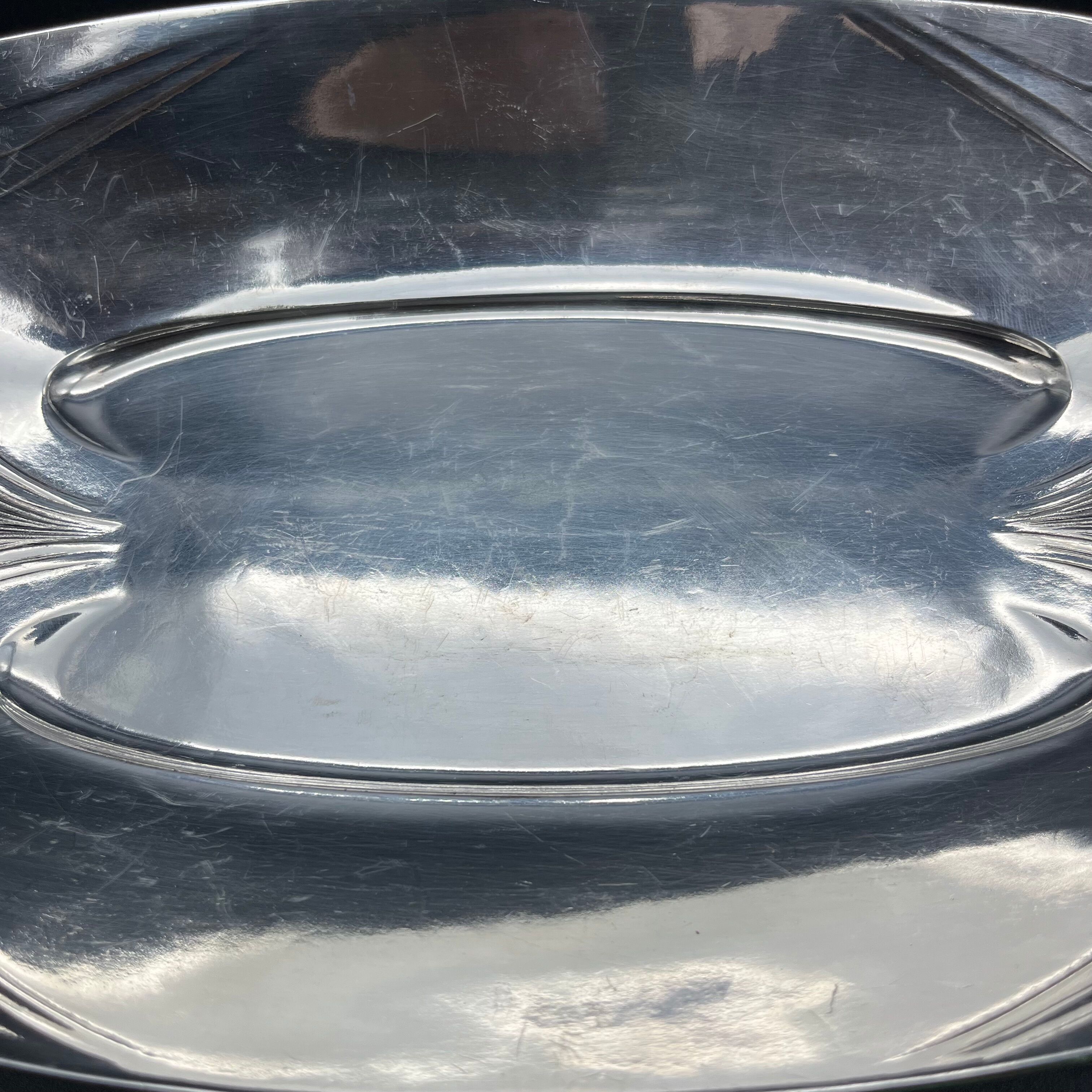 Basket Gallia Christofle in metal silver